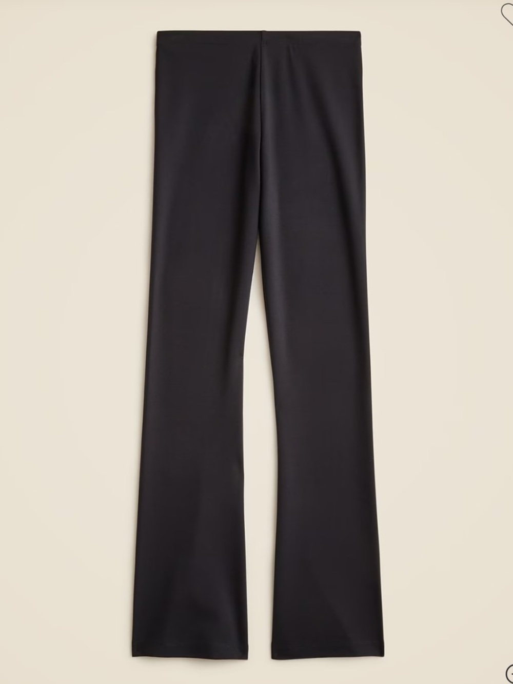 J.Crew slim flare pant in stretch ponte, NWT, M